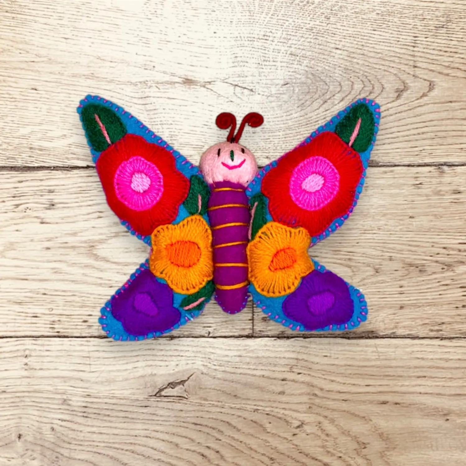 Embroidered Butterflies