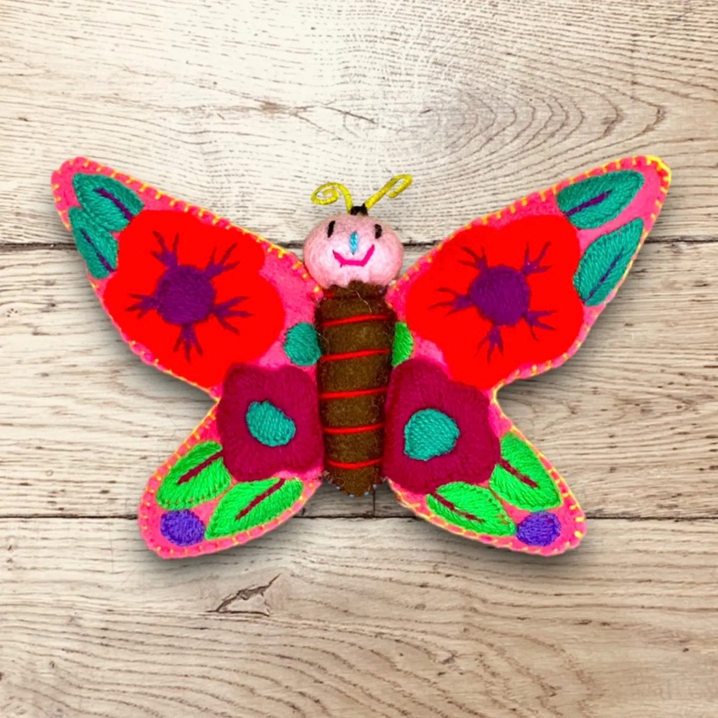 Embroidered Butterflies