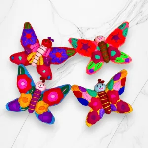 Embroidered Butterflies