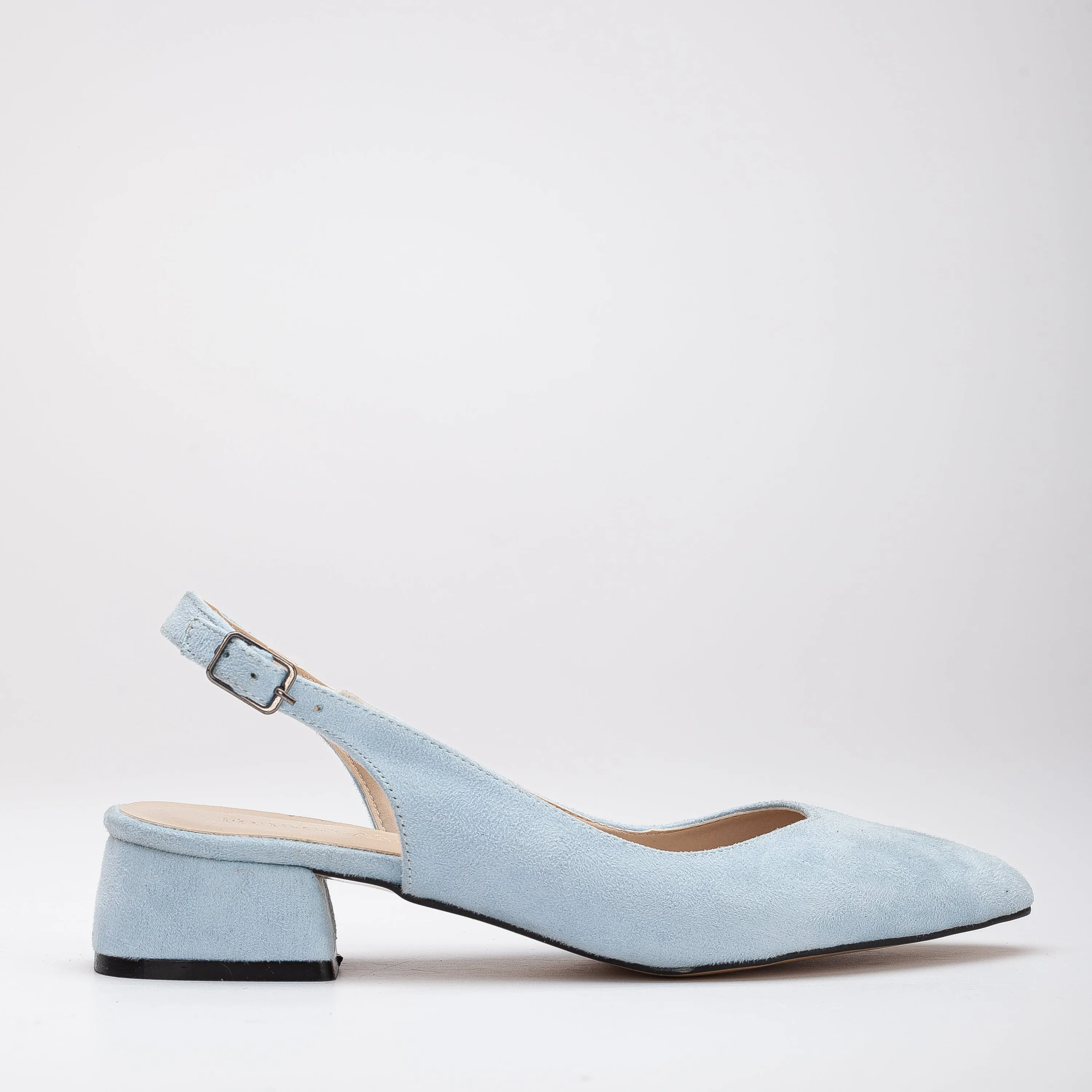 Emma - Baby Blue Slingback Bridal Shoes