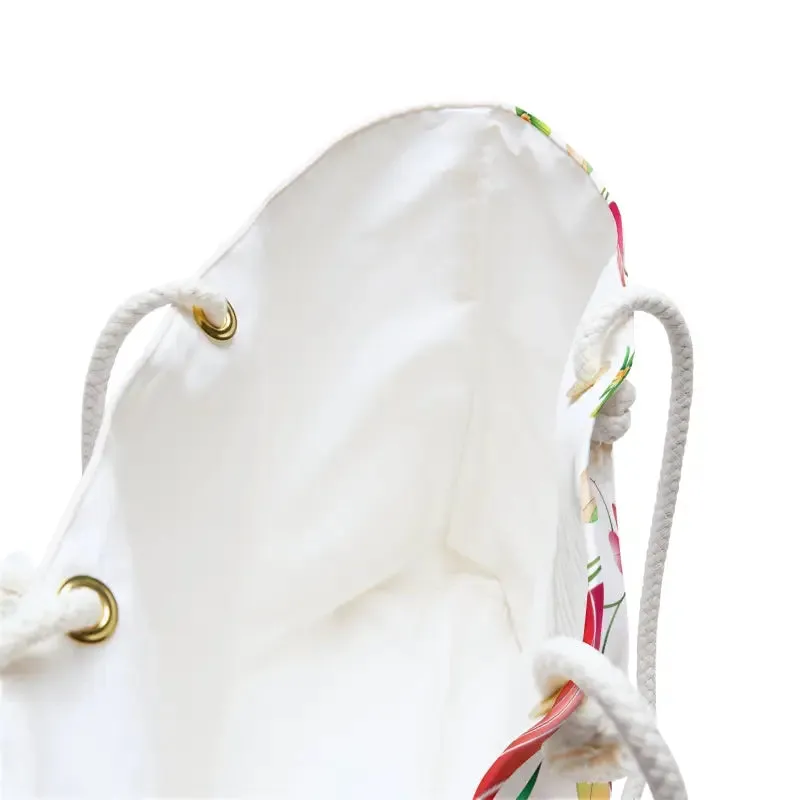 Floral Burst Oversized Polyester Weekender Bag