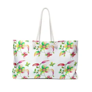 Floral Burst Oversized Polyester Weekender Bag