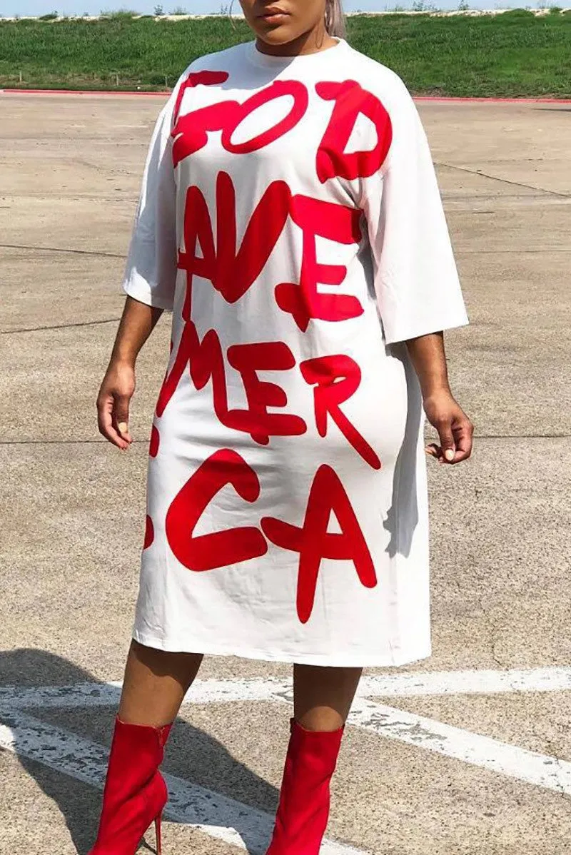 God Save America Knit Dress
