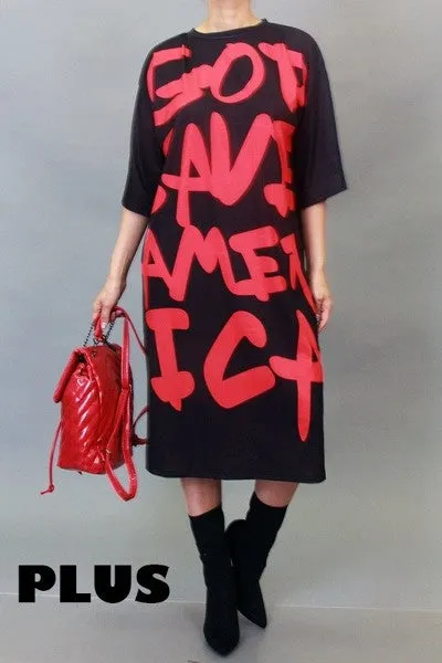 God Save America Knit Dress