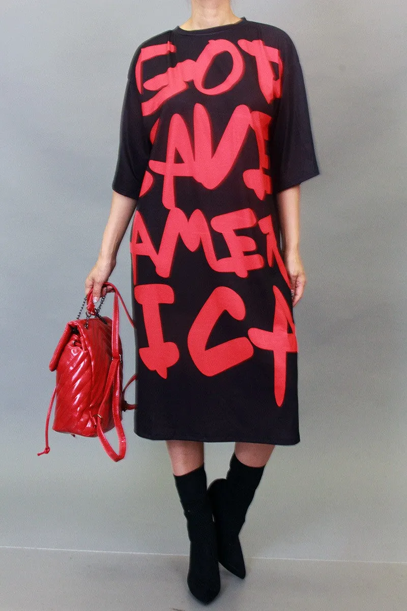 God Save America Knit Dress