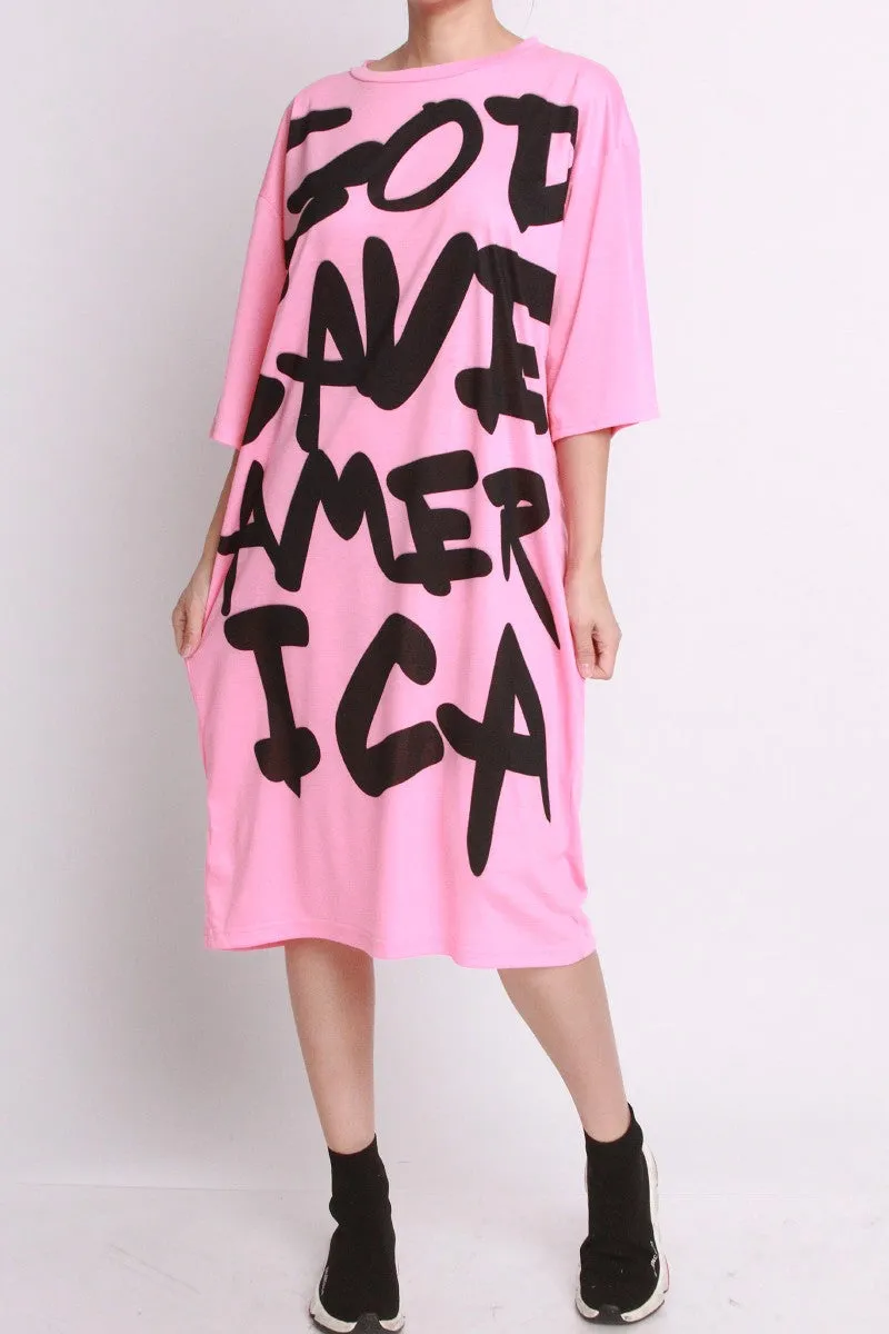 God Save America Knit Dress