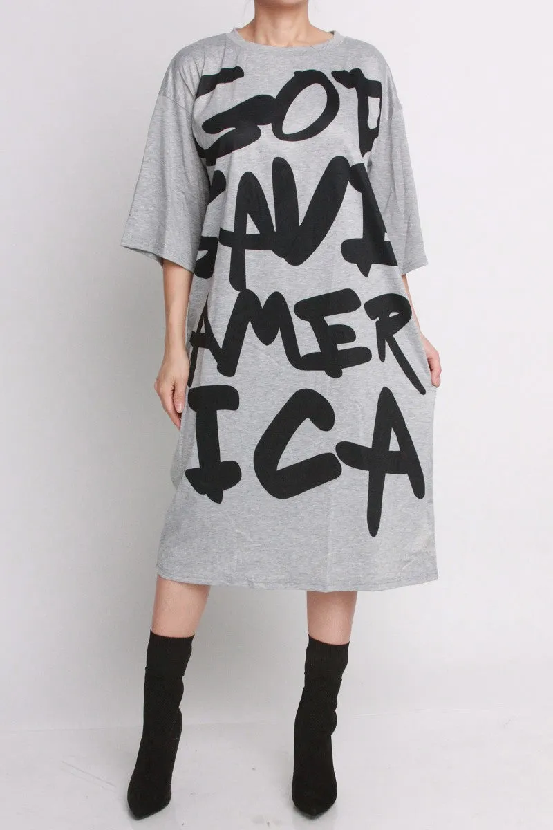 God Save America Knit Dress
