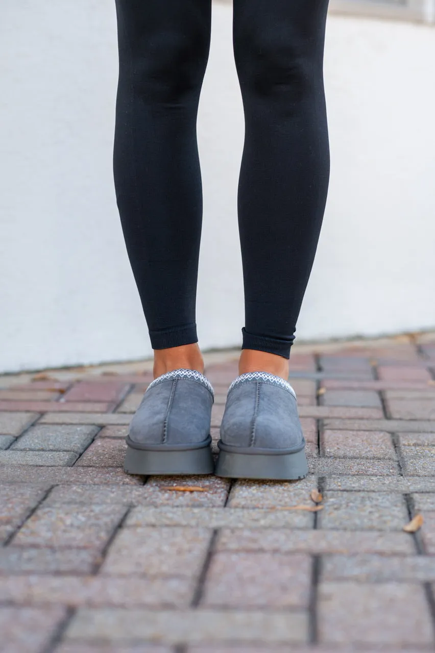 Grey Tessa Slippers