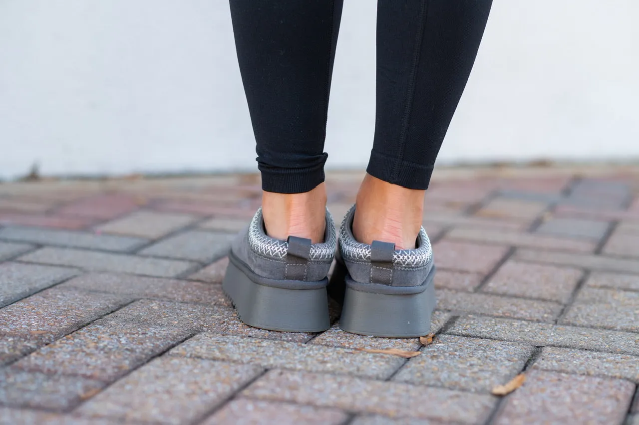 Grey Tessa Slippers