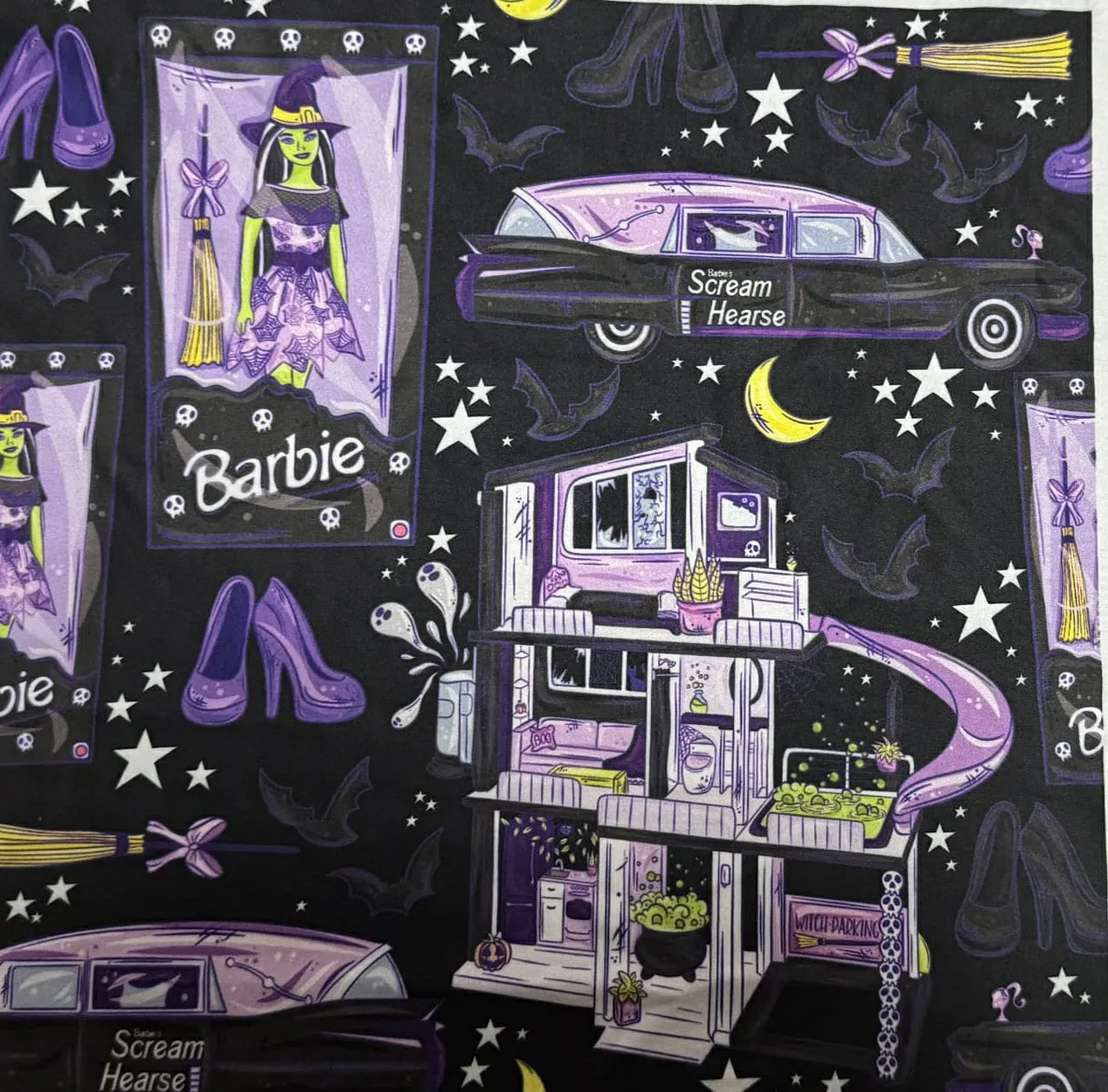 Haunted Scream House (Semi-Exclusive) - High-quality Leggings