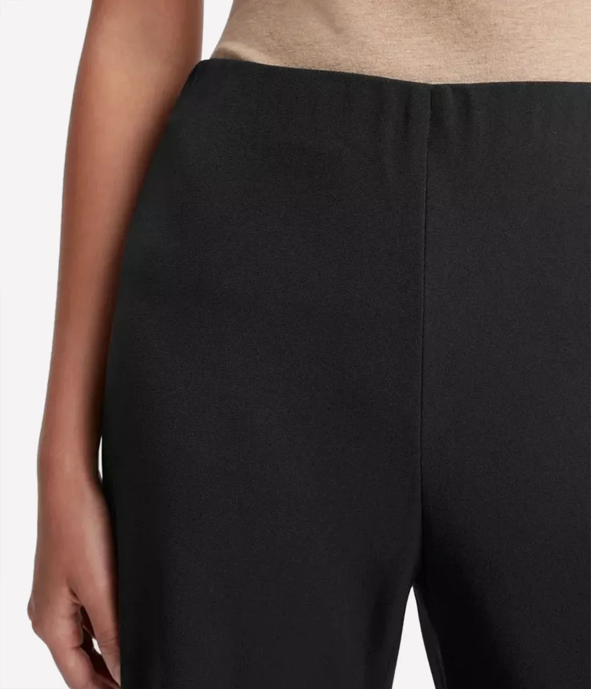 High Waisted Bias Pant in Black