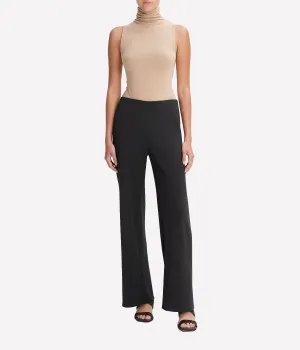 High Waisted Bias Pant in Black