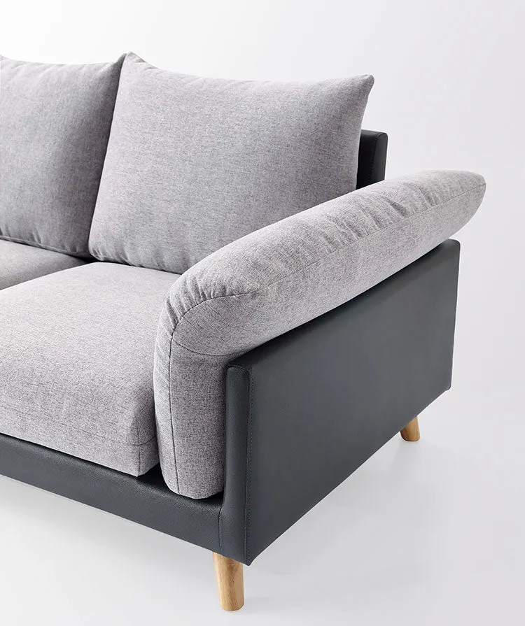 Hout Sofa & Ottoman