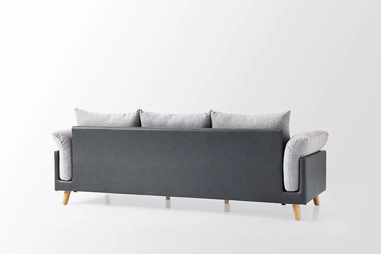 Hout Sofa & Ottoman