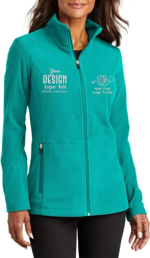 INK STITCH Women L151 Custom Embroidery Design your Own Logo Texts Accord Microfleece Jackets