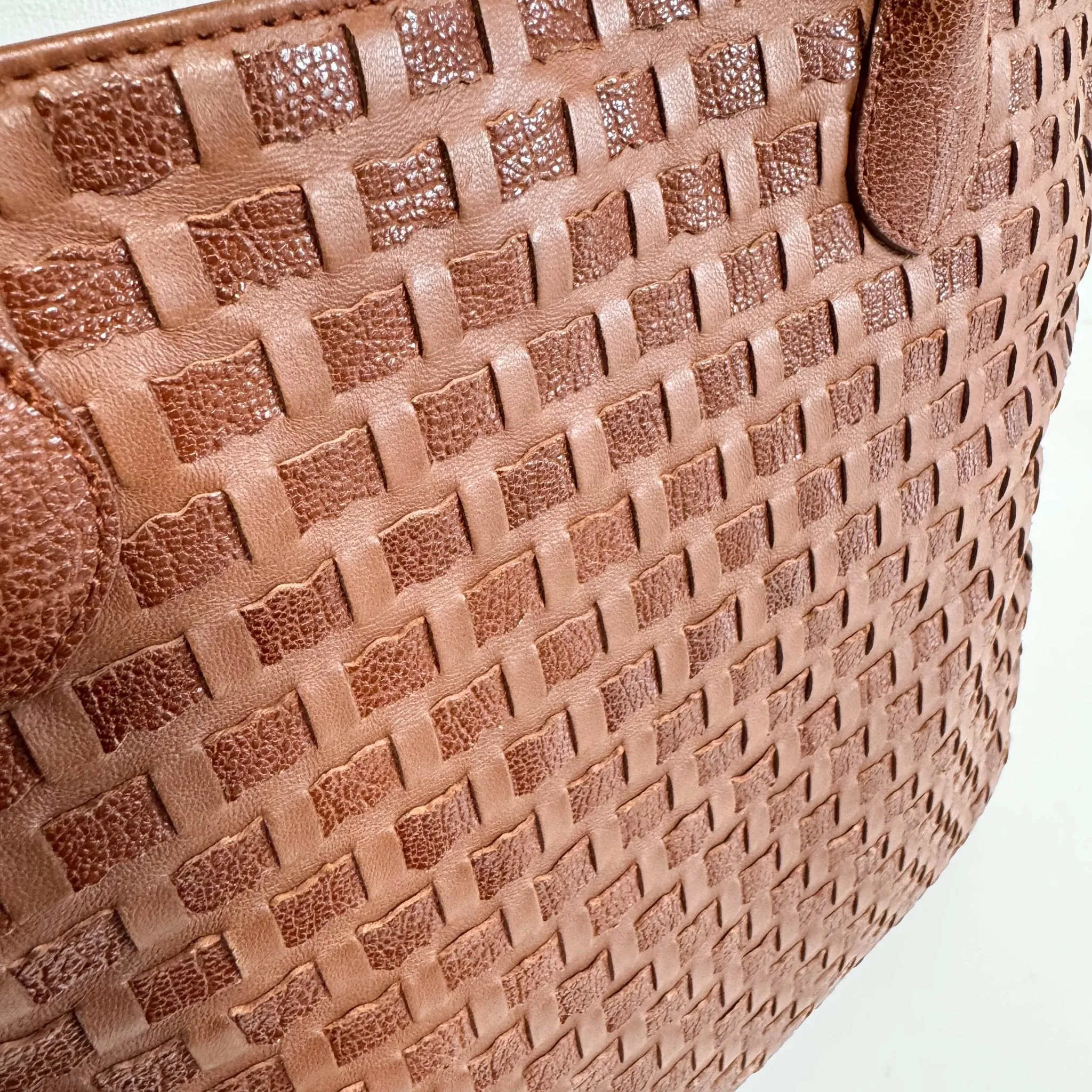 Intrecciato Brown Tote HandBag