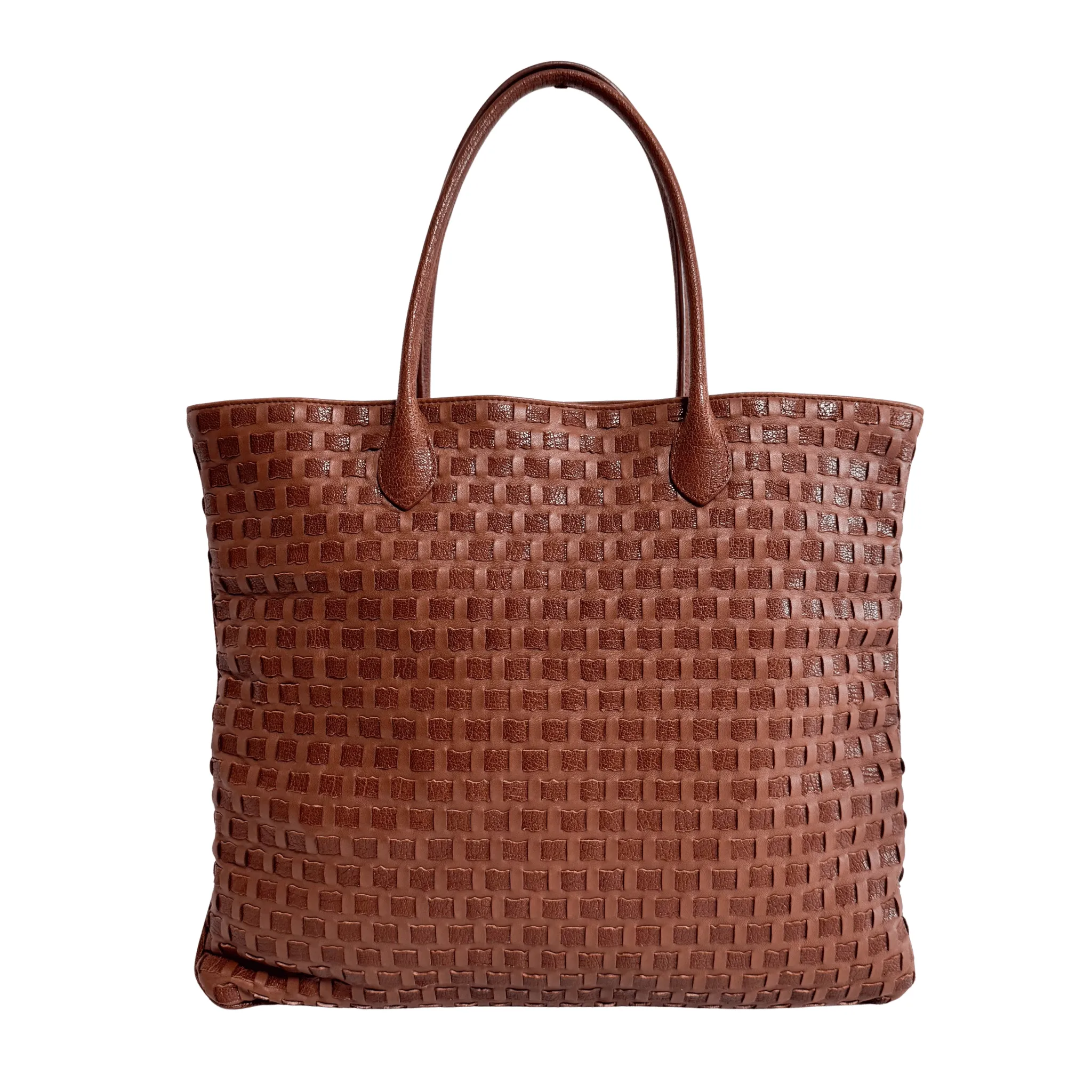 Intrecciato Brown Tote HandBag