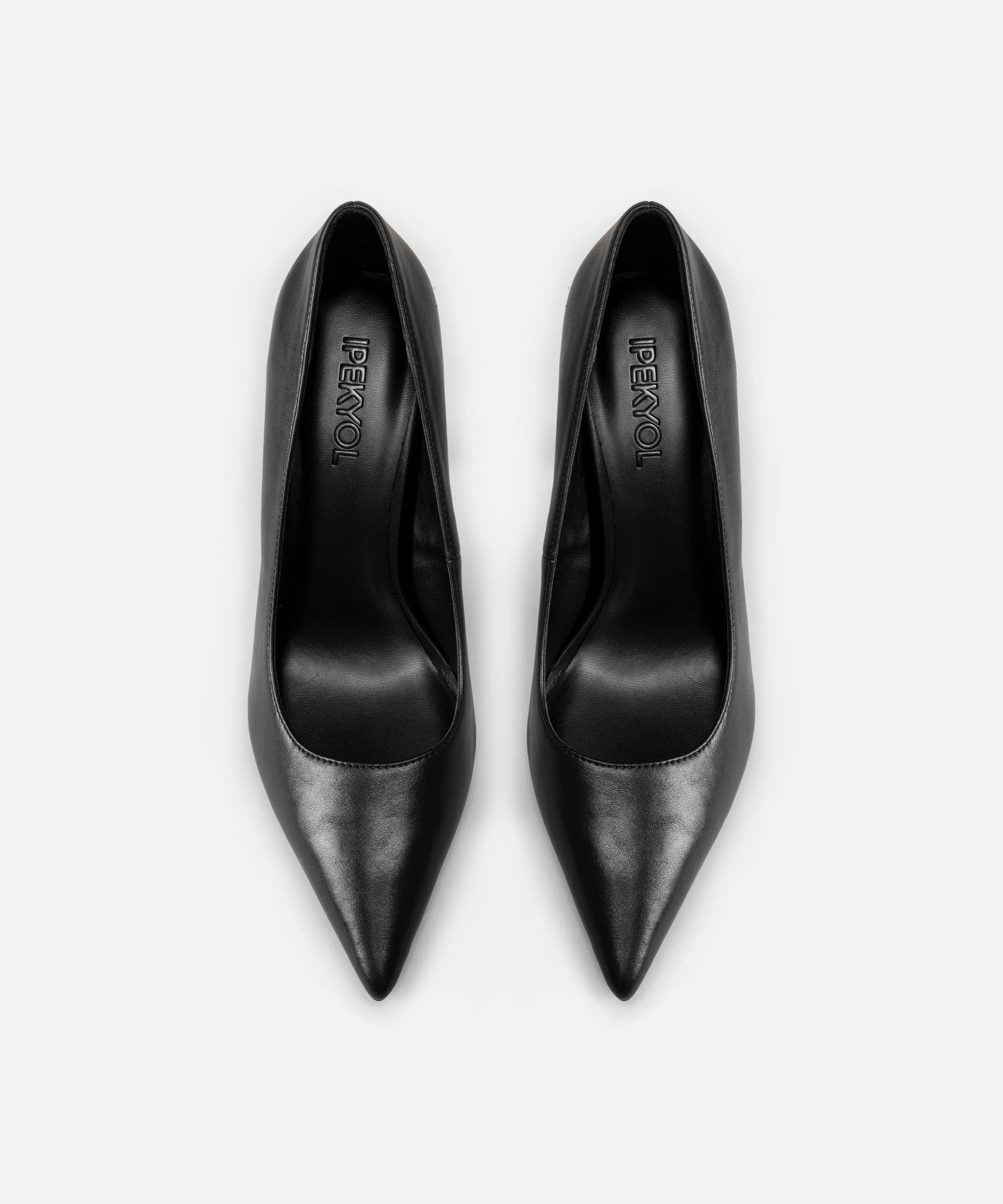 Ipekyol Leather Look High Heels Black
