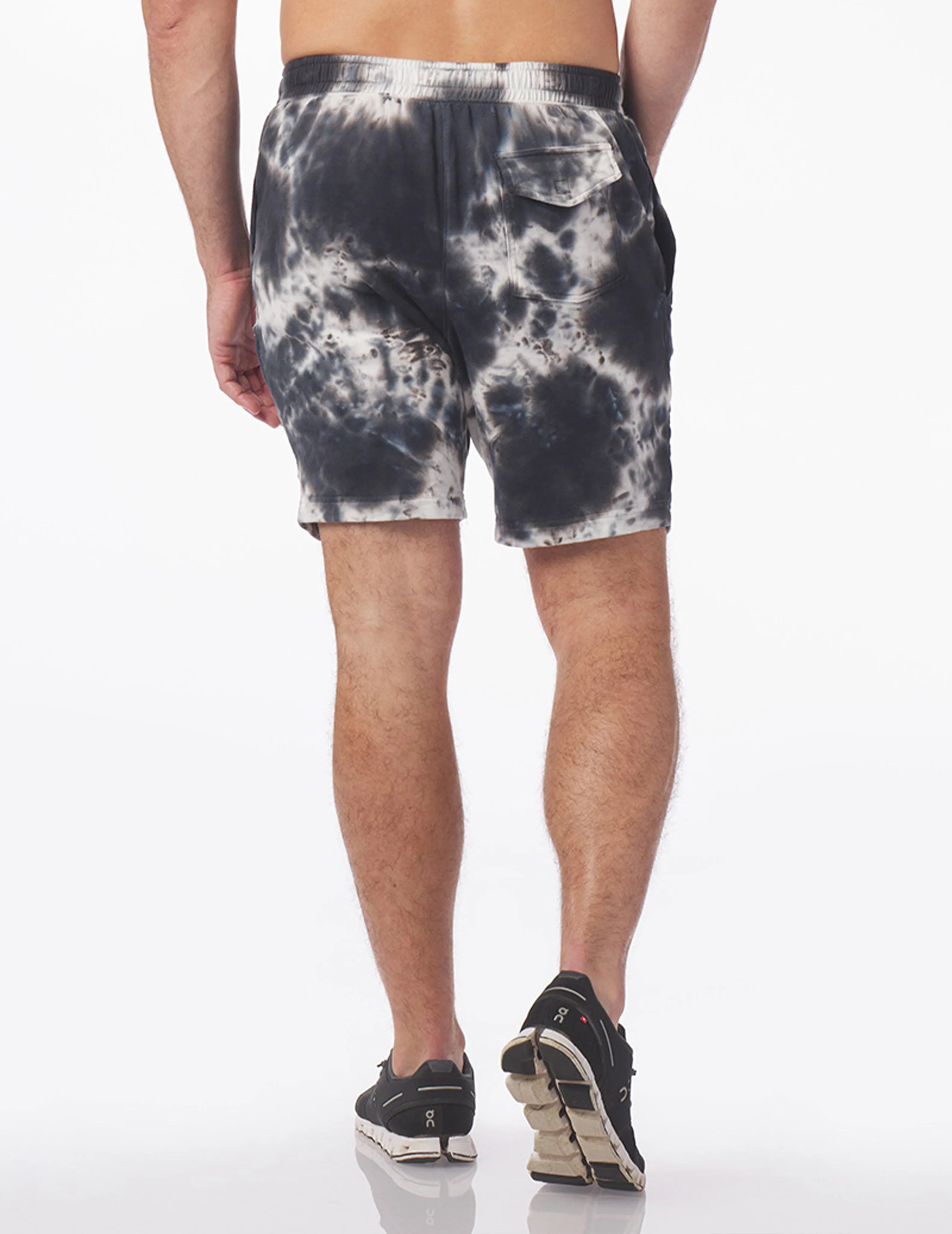 Jet Setter Short 7.5": Black Blur Dye