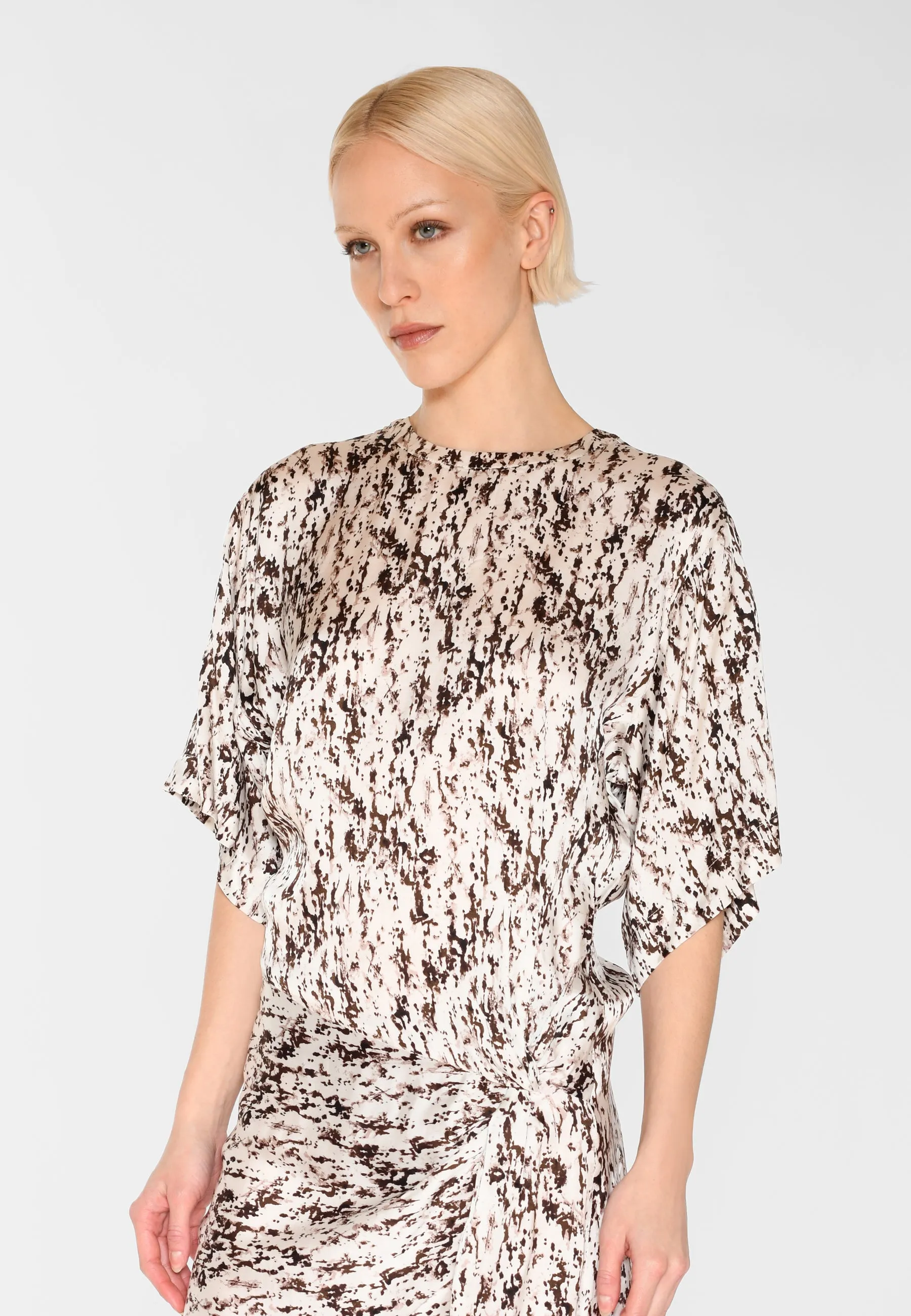 Josiely satin dress 4194 - Coco Milk