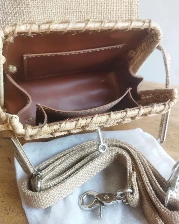 Kelly Rattan Jute Bag