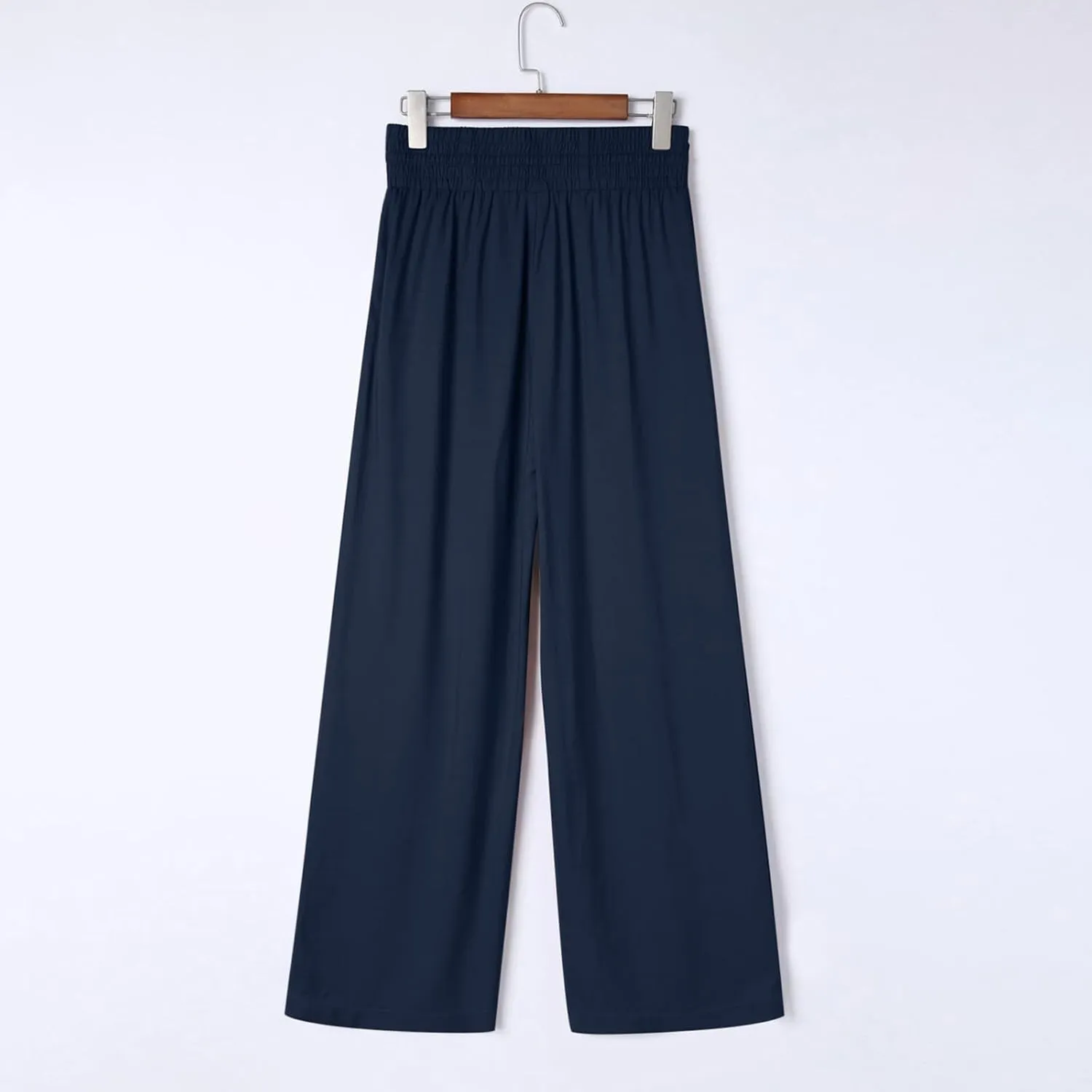 LCMTWX Flowy Pants for Women Solid Cotton and Pants with Pocket Long Pants with Pockets Pull On Pants for Women Womans