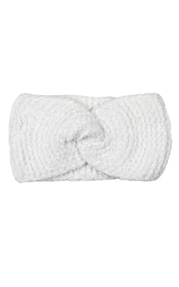 LHB009 Twisted Chenille Solid Knit Headband