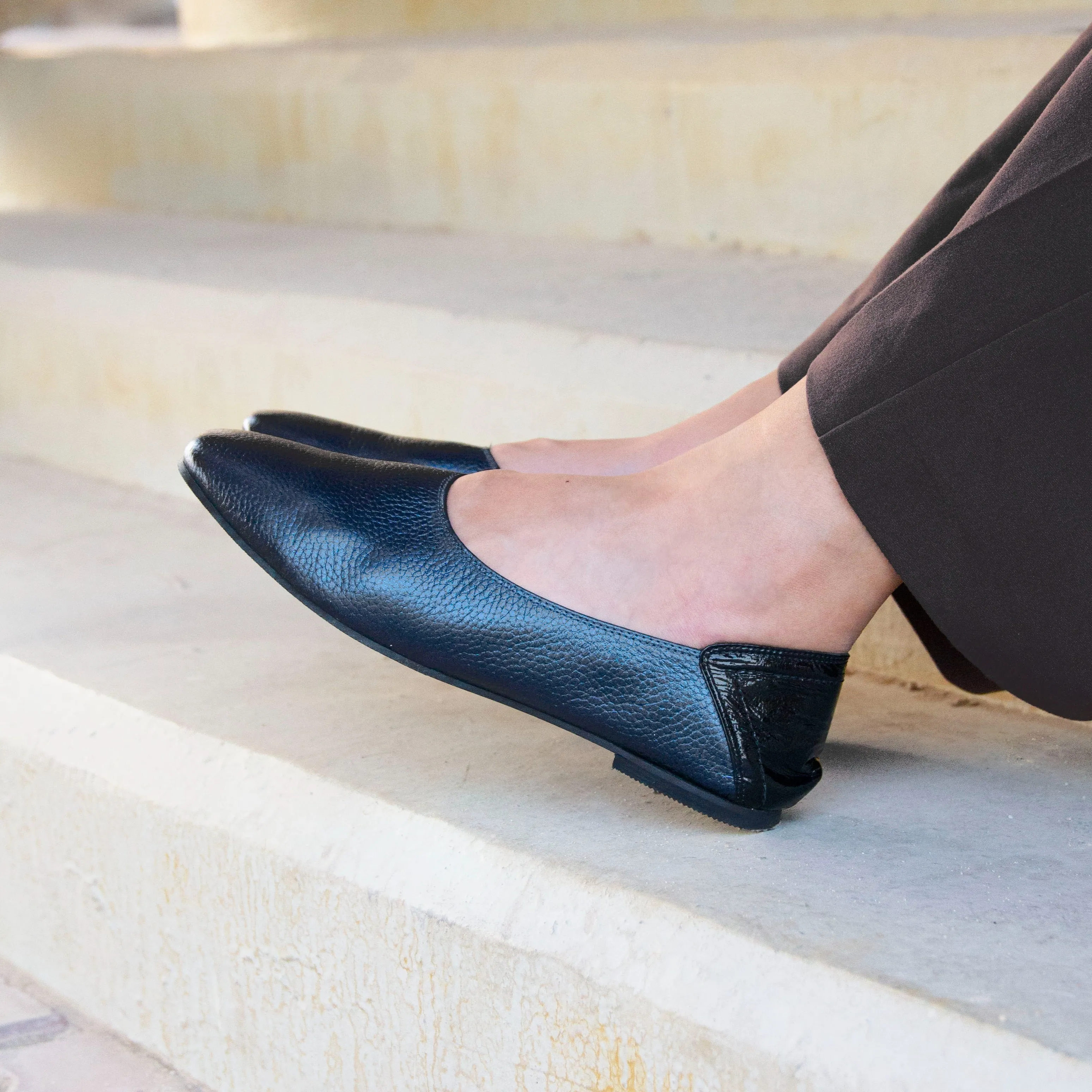 Lia blue loafer