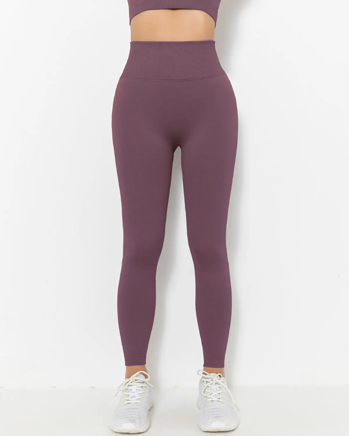 Lior Seamless Scrunch Leggings - Purple