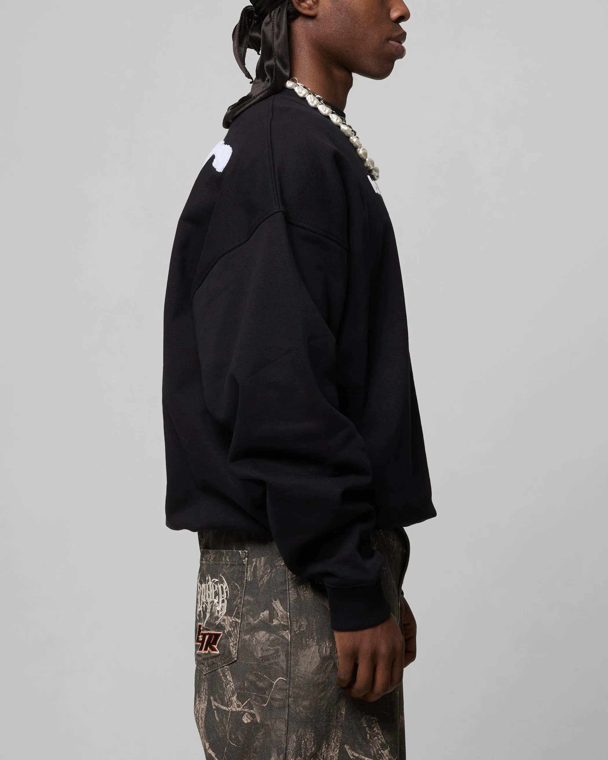 Loiter Premium Essentials Crewneck Black