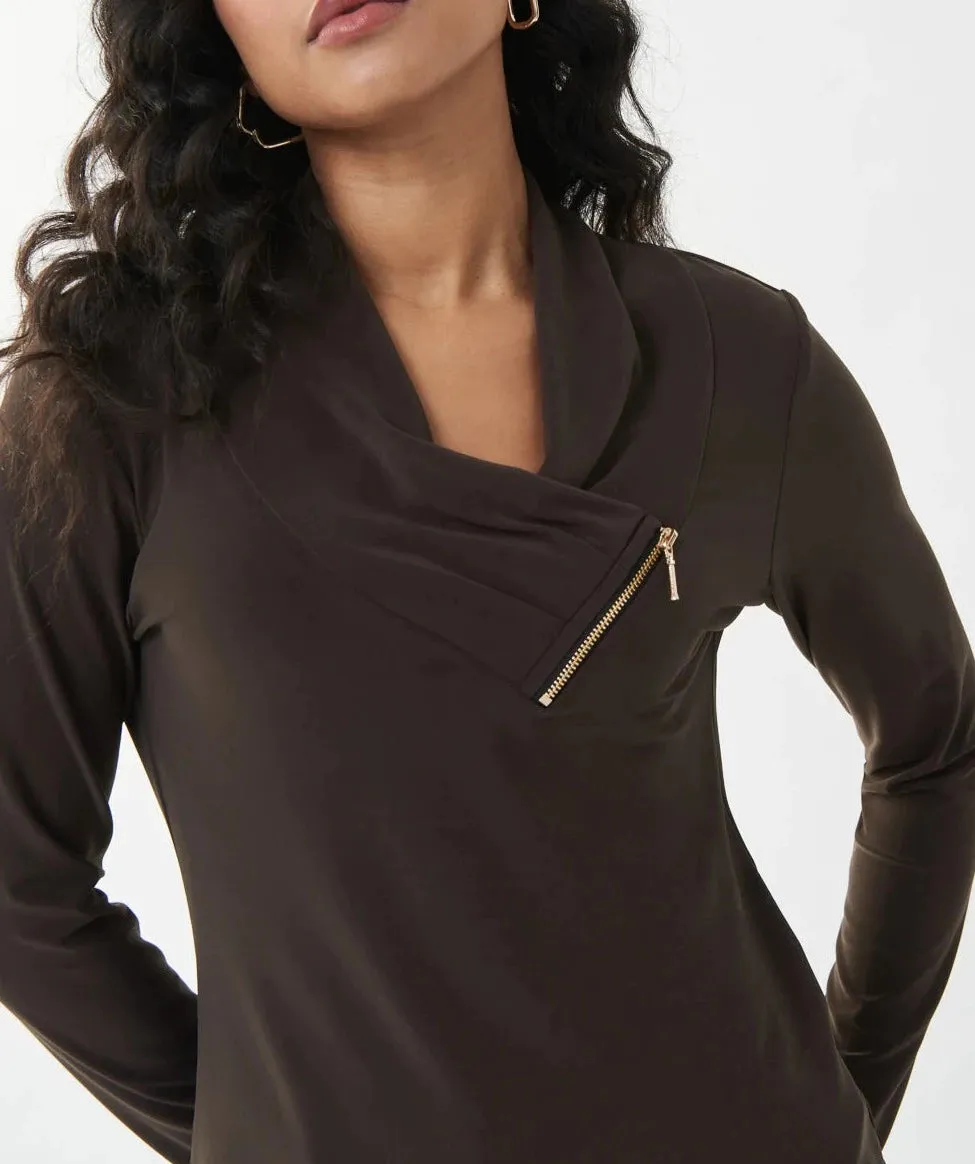 Long Sleeve Mock Cowl Top