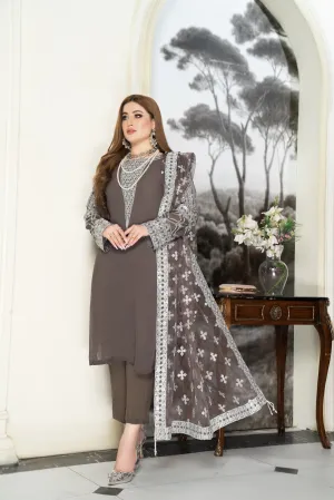 Luxury Formal Ready to Wear Embroidered Dress by Aleezay 03