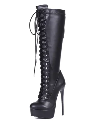 Mahaute Matte Knee Boots