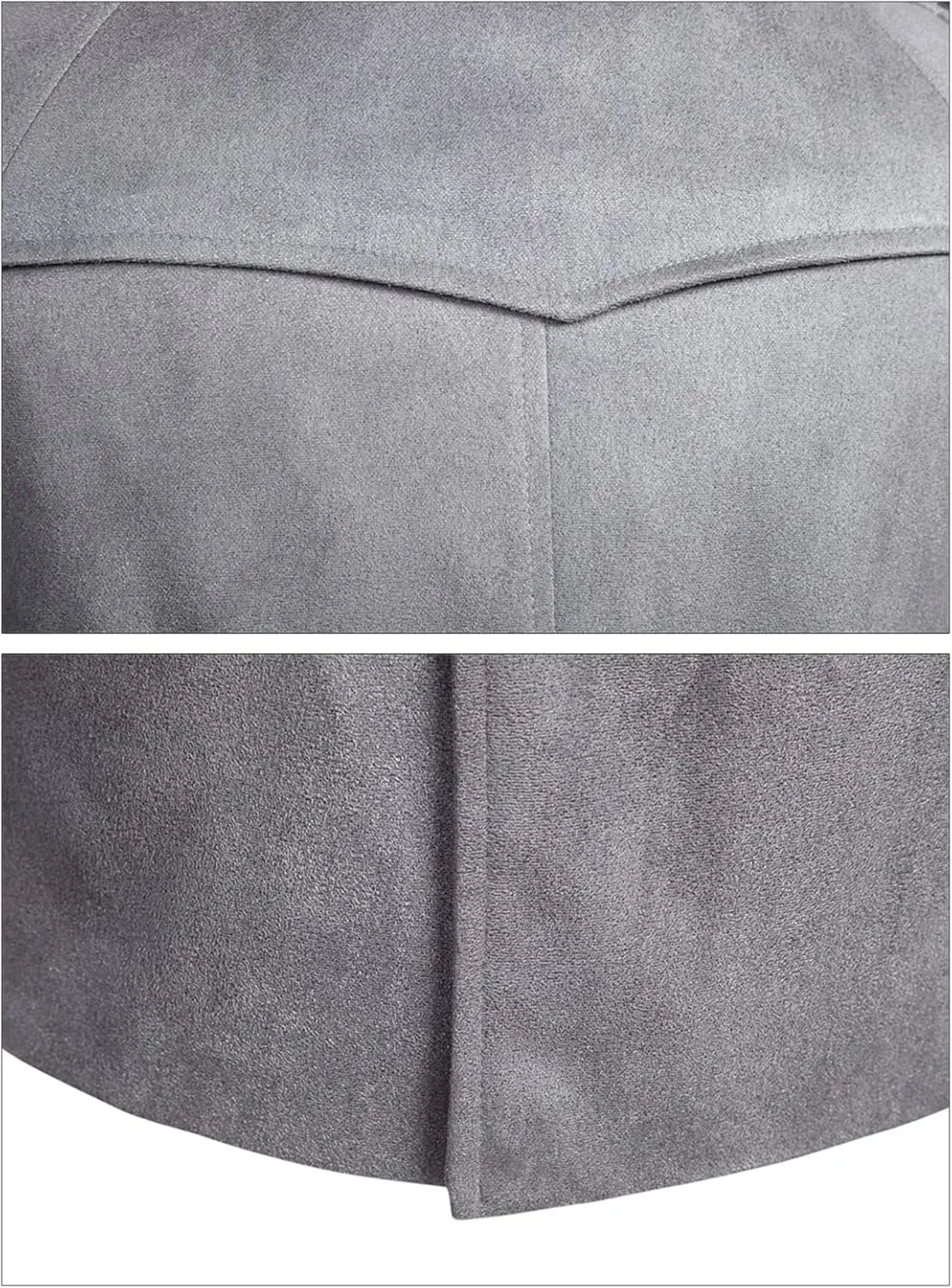 Maiyifu-GJ Men Double Breasted Trench Coat Wool Blend Belted Winter Long Trenchcoat Casual Lapel Windbreaker Jacket Overcoat