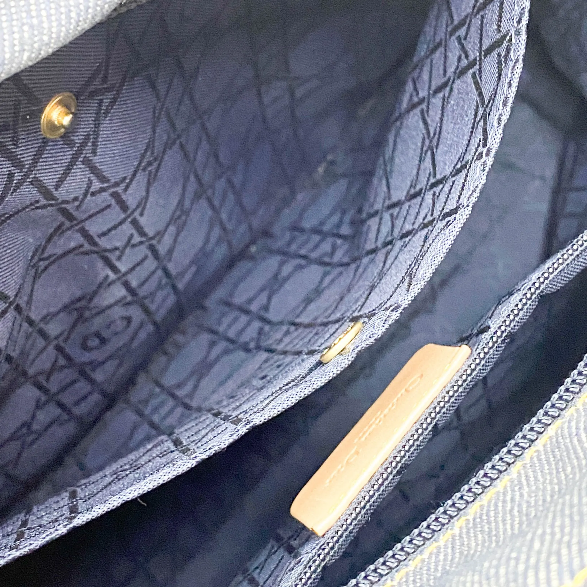 Malice Pearl Denim Tote Bag