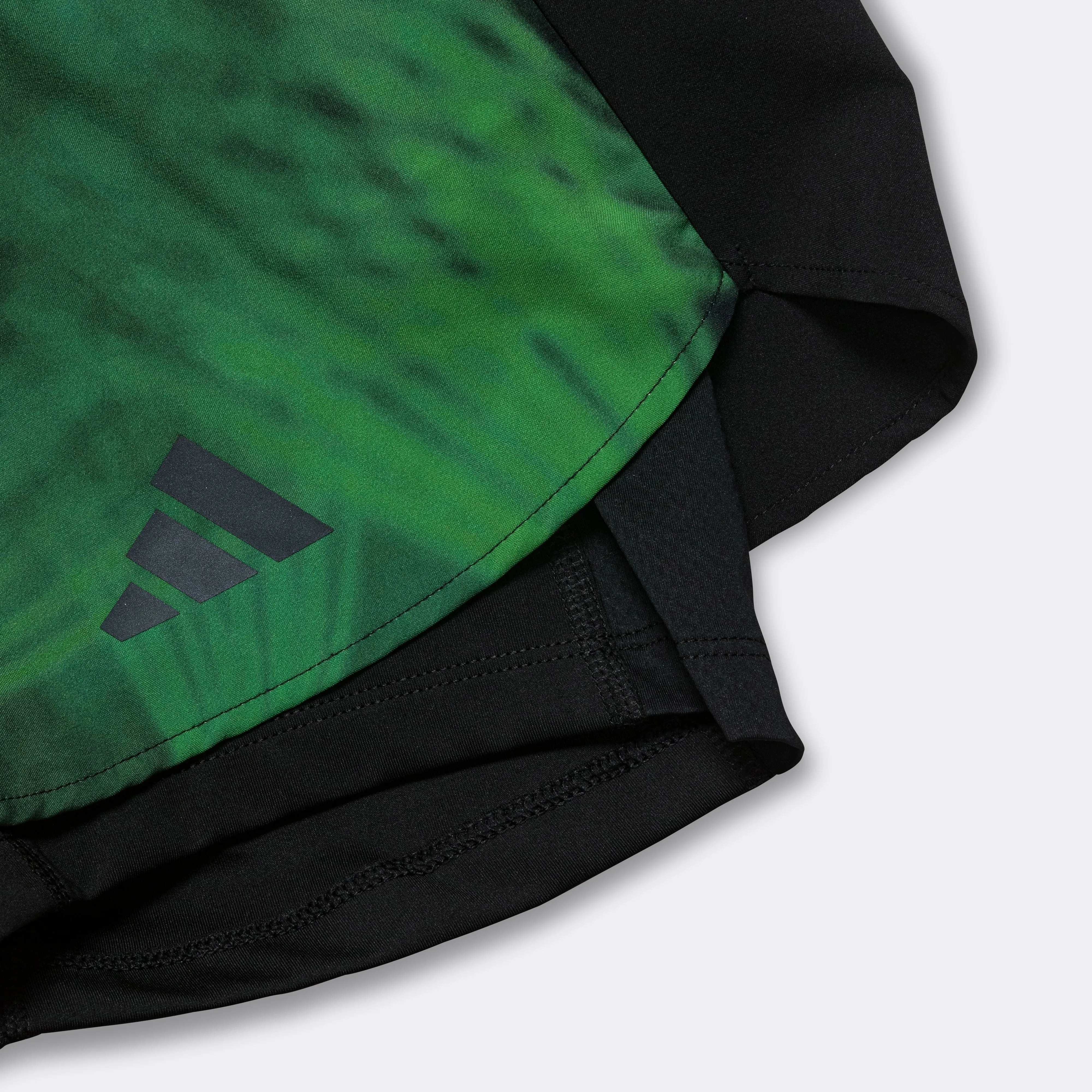 Mens Berlin 2-in-1 Short - Black/Vivid Green