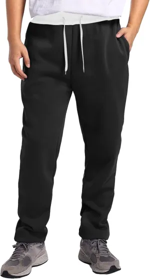 Mens Cargo Pants, Solid Color Loose Fit Drawstring Pant Outdoor Fashion Casual Lightweight Jogger Sweatpants Streetwear