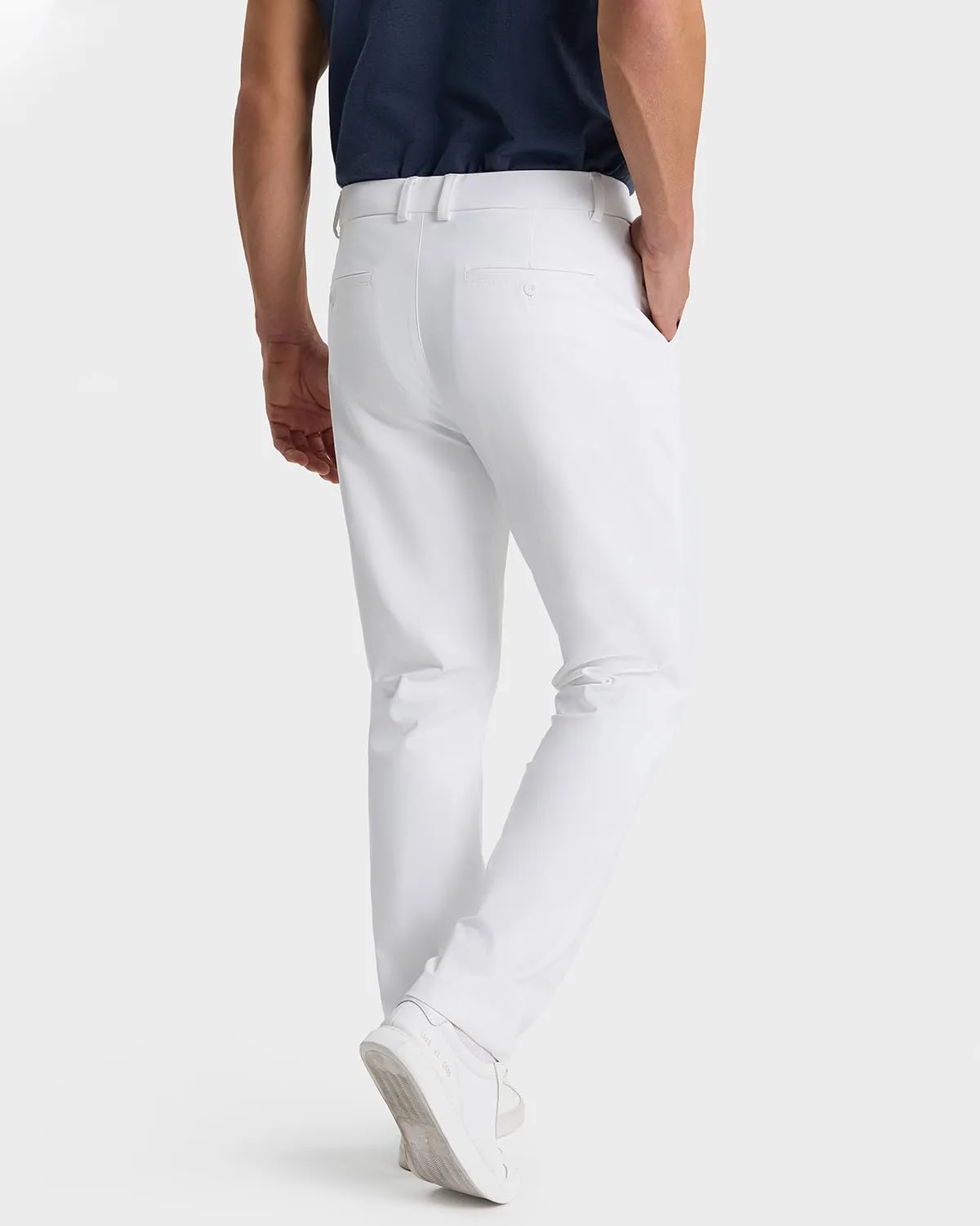 Mens Classic Fit Golf Pants Stretch Work Dress Pants 30''/32''/34'' Lightweight Casual Pants with Pockets