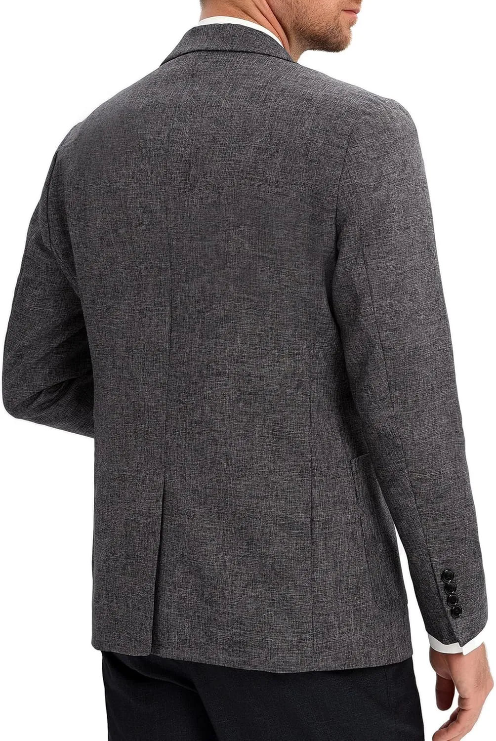 Men's Sport Coats & Blazers Linen Suit Jacket Casual Blazer for Men One Button
