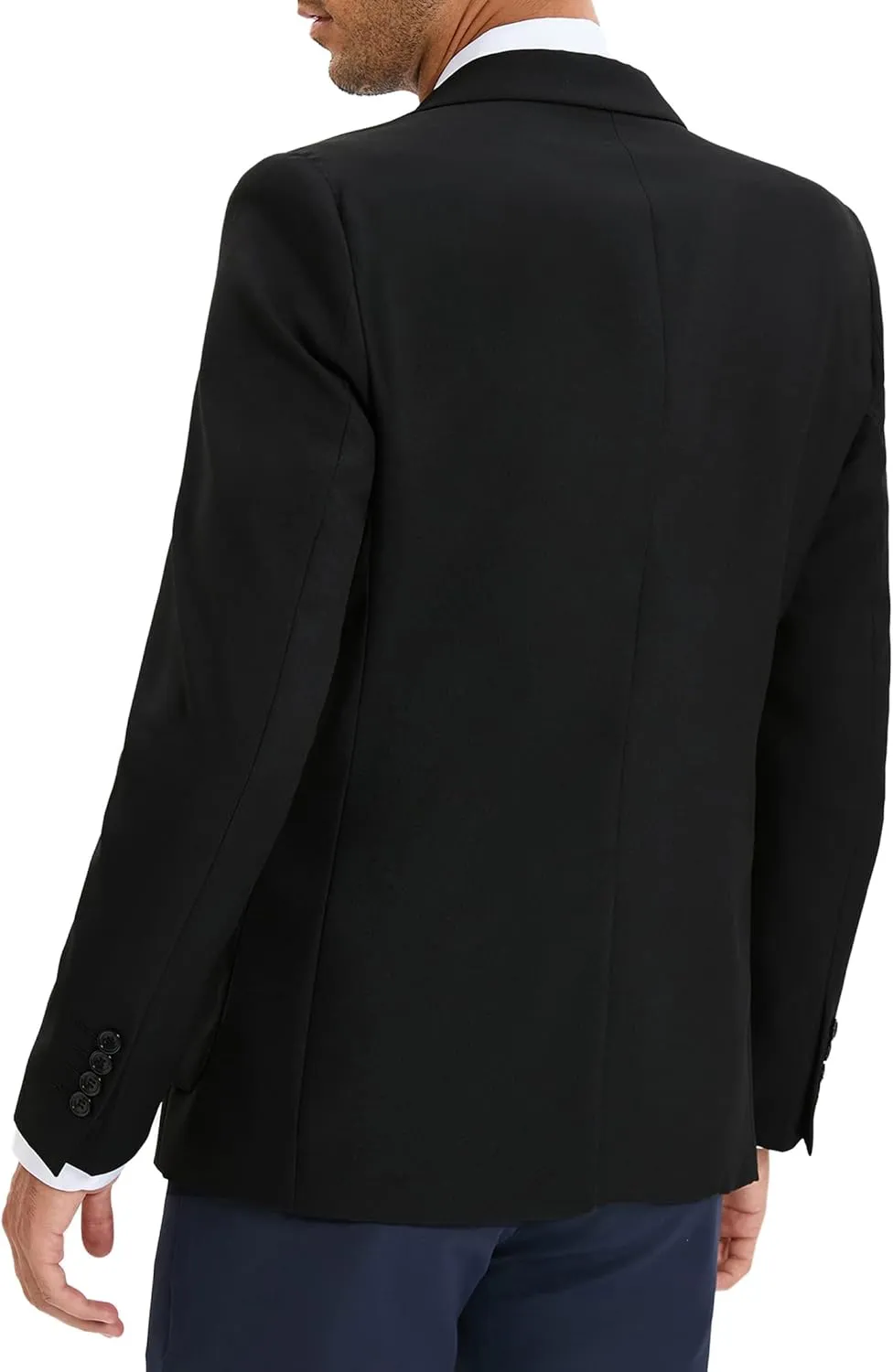 Men's Sport Coats & Blazers Linen Suit Jacket Casual Blazer for Men One Button