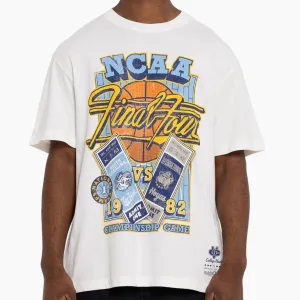 Mitchell & Ness NCAA Final Four Tee North Carolina Tar Heels Vintage White