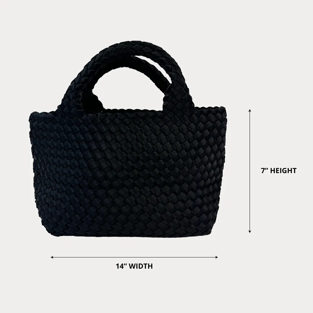 Molly Woven Satin Tote