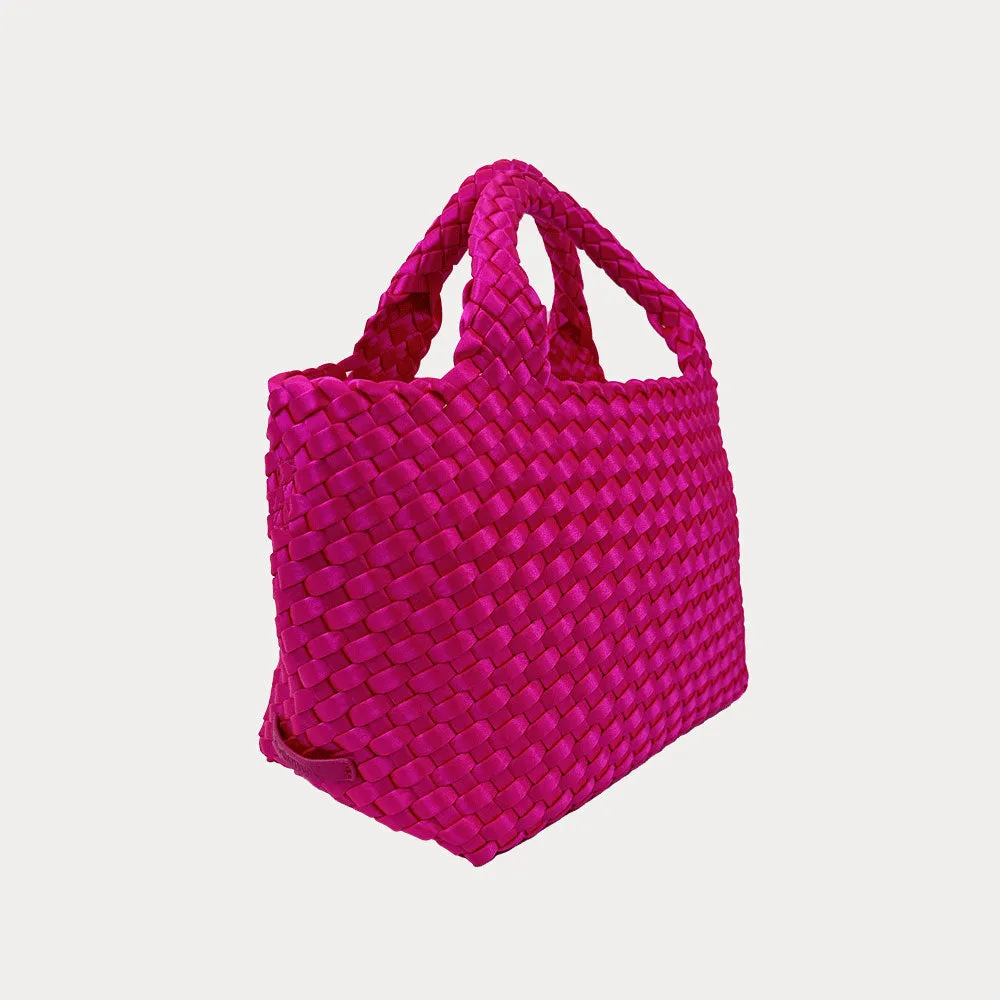 Molly Woven Satin Tote