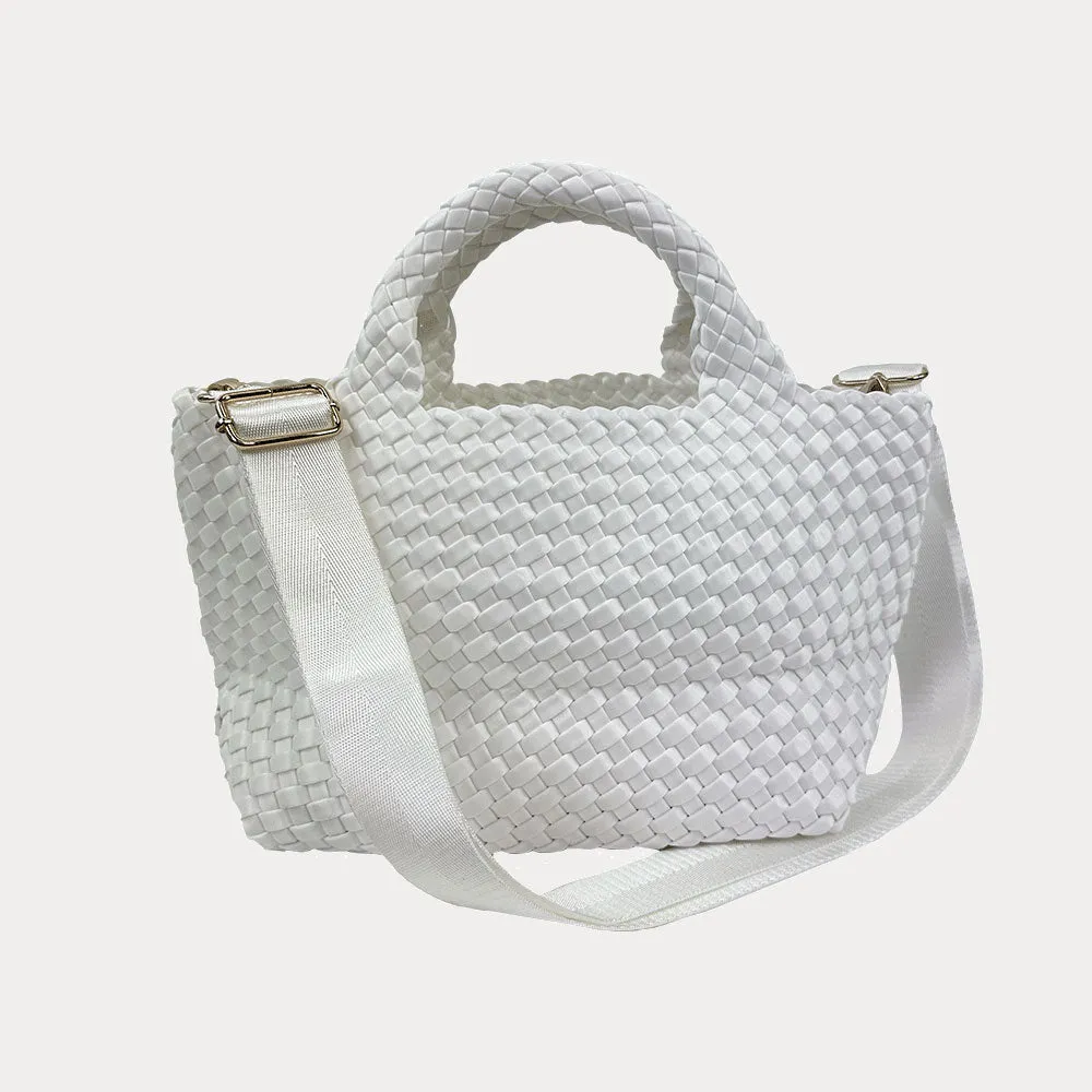 Molly Woven Satin Tote