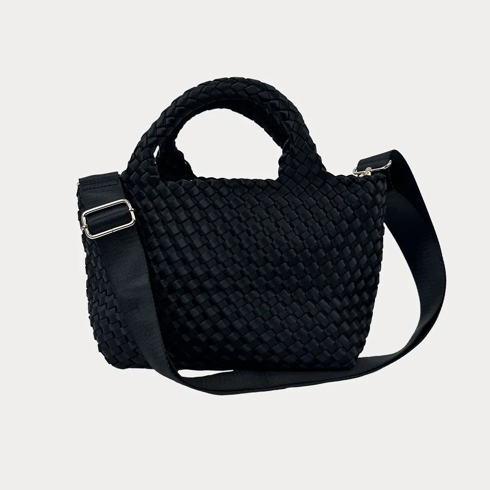 Molly Woven Satin Tote