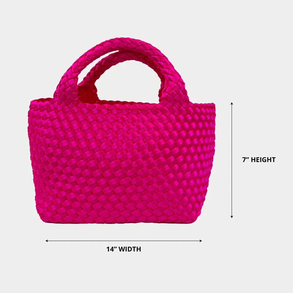 Molly Woven Satin Tote