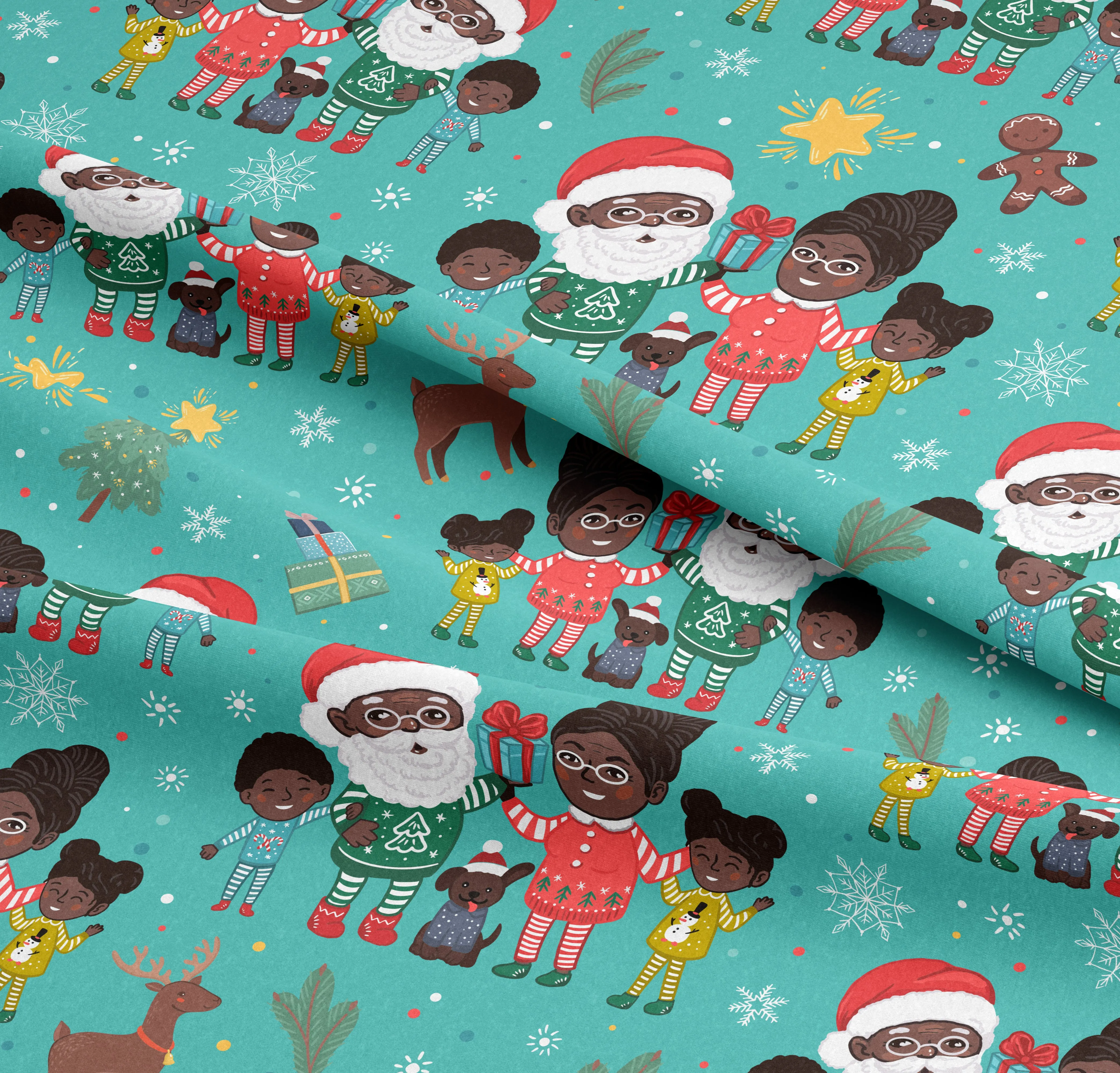 Mrs & Mrs Claus Men's  Pajama Set