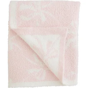 Mud Pie Bow Chenille Blanket