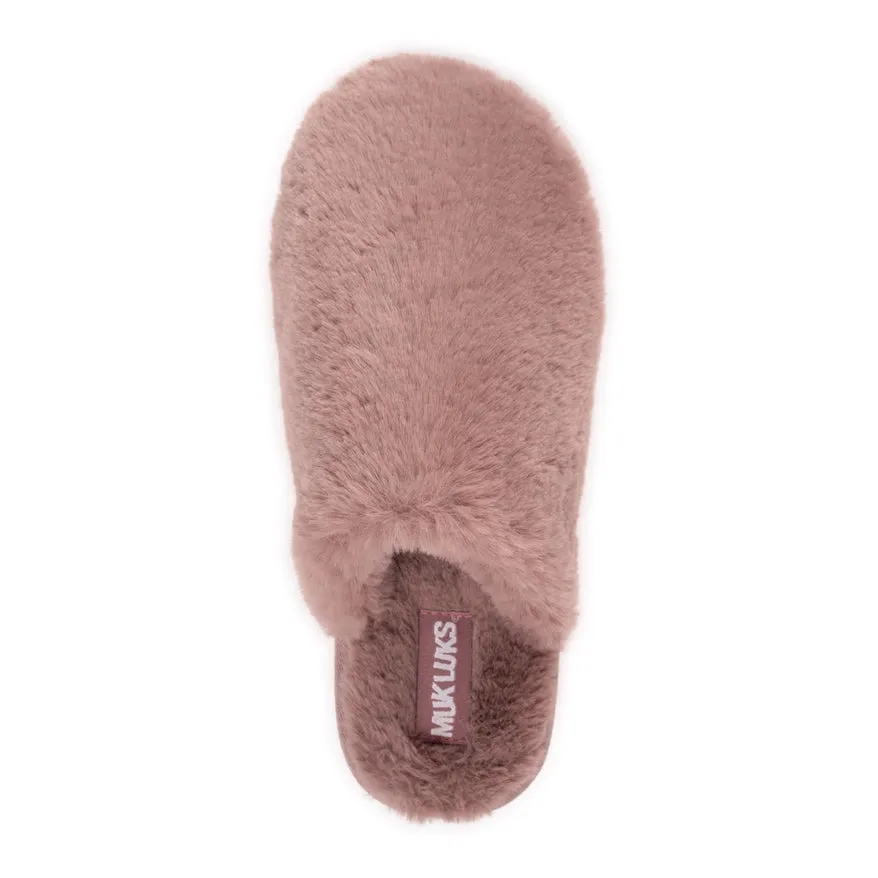MukLuks Emme Platform Slide Slippers