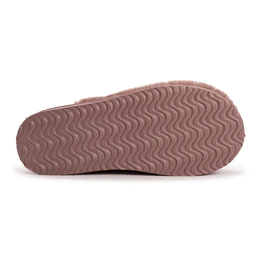 MukLuks Emme Platform Slide Slippers